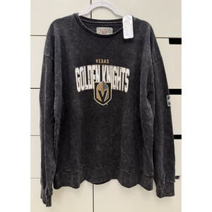 New Vegas Golden Knights Men’s XL Calhoun Sweatshirt Black Distress Official NHL